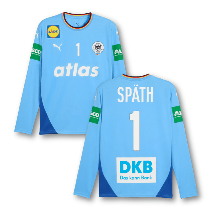 DHB DEUTSCHLAND Trikot Torwart Herren blau EURO 2026 - SPÄTH 1 - sportiger.de