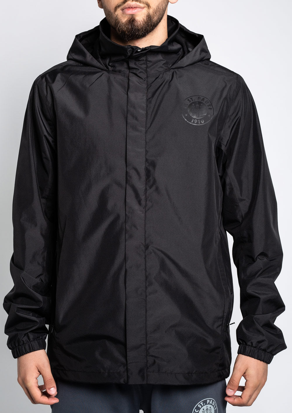 DI!Y FC ST. PAULI Regenjacke 21 / 22 schwarz - sportiger.de