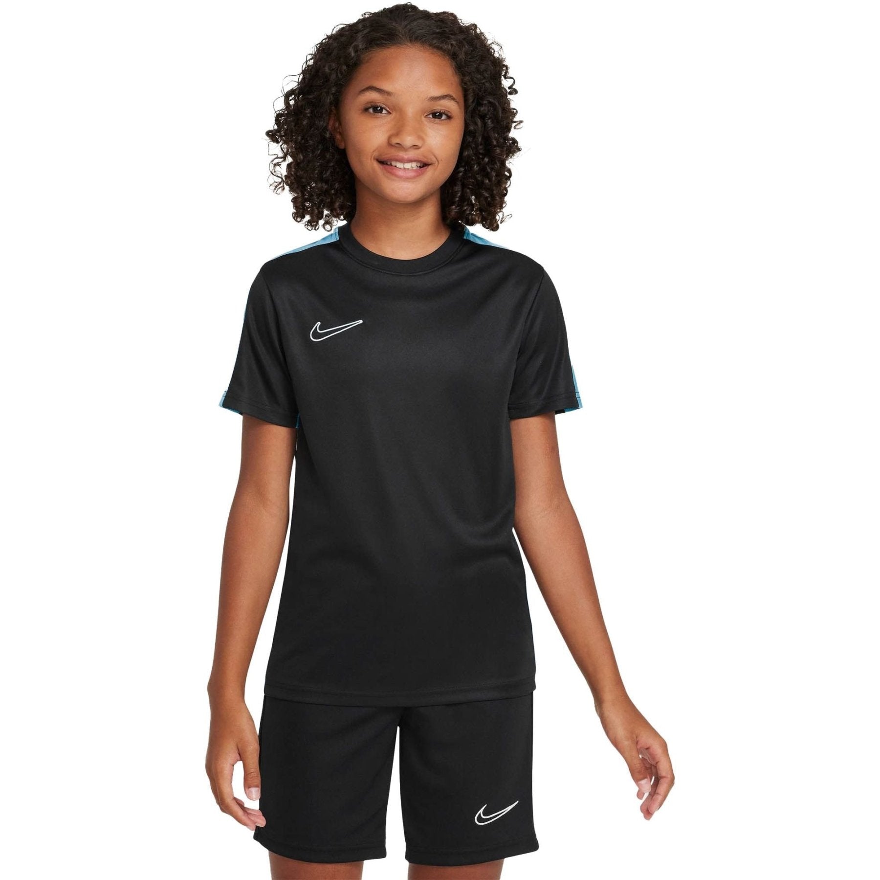 DRI - FIT ACADEMY Shirt Kinder schwarz - blau - sportiger.de