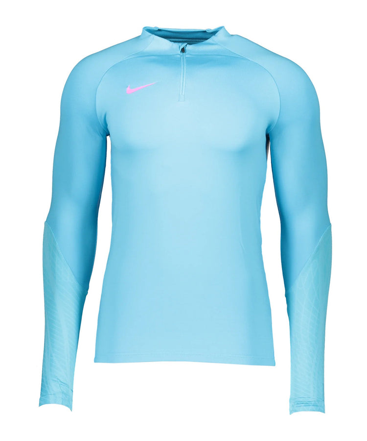 DRI - FIT STRIKE Drill Top Trainingsshirt Männer langarm hellblau - sportiger.de