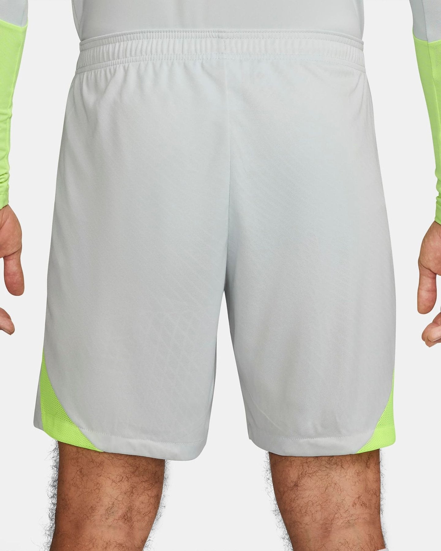 DRI FIT STRIKE Short Herren grau - gelb - sportiger.de