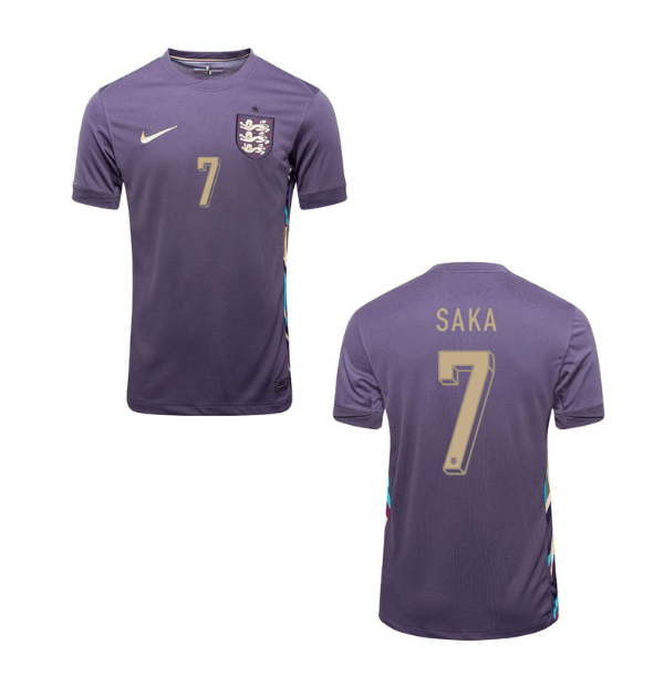 ENGLAND Trikot Away Herren Euro 2024 - SAKA 7 - sportiger.de