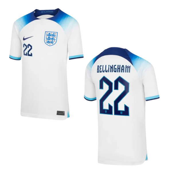 ENGLAND Trikot Home Herren WM 2022 - BELLINGHAM 22 - sportiger.de