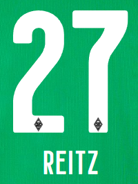 Original Borussia Mönchengladbach Trikot-Flock 25cm - REITZ 27