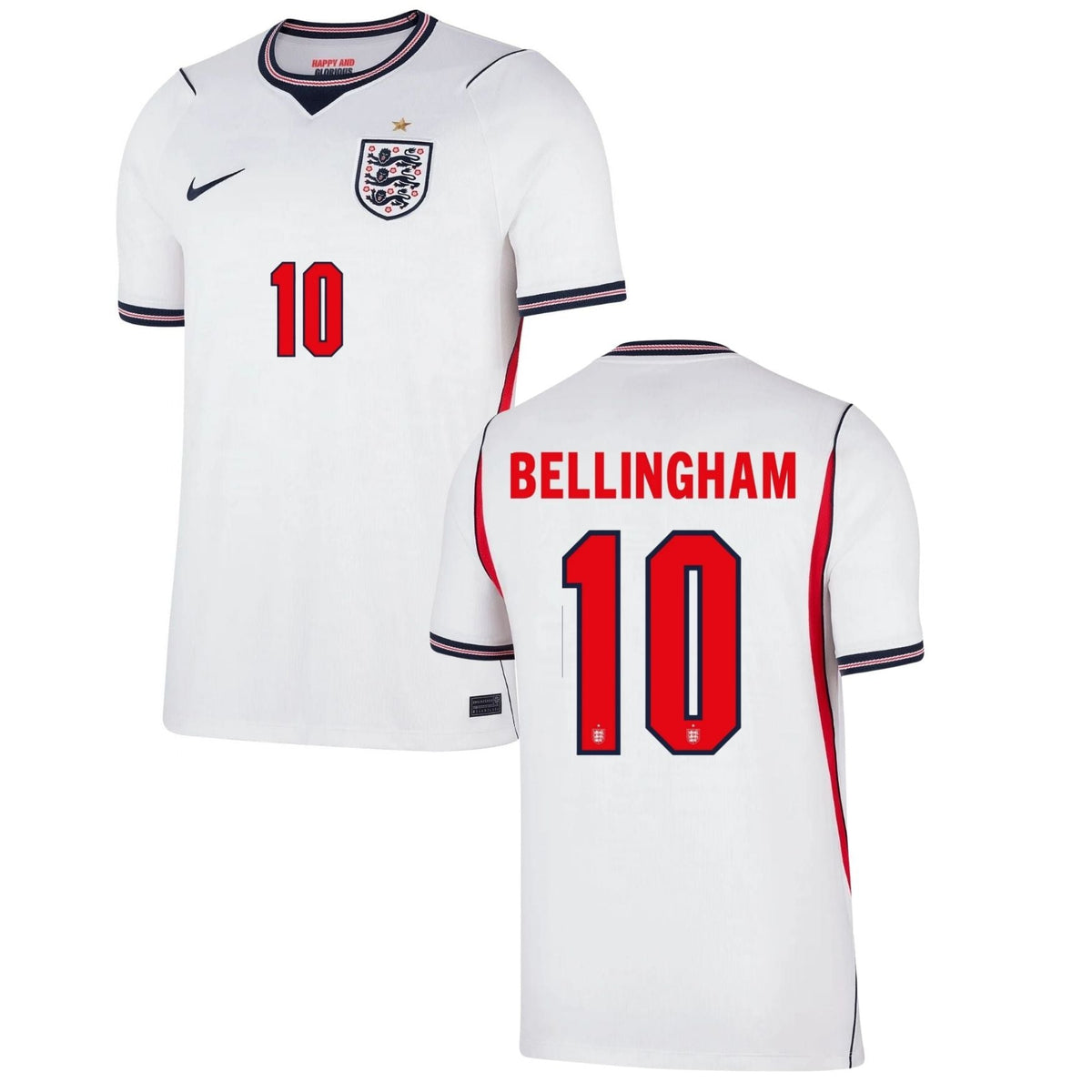 FA ENGLAND Home Jersey Men's 2026 World Cup - BELLINGHAM 10 - sportiger.de