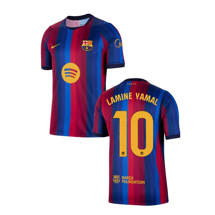 FC BARCELONA AUTHENTIC Home Jersey Men 26 / 27 - LAMINE YAMAL 10 - sportiger.de