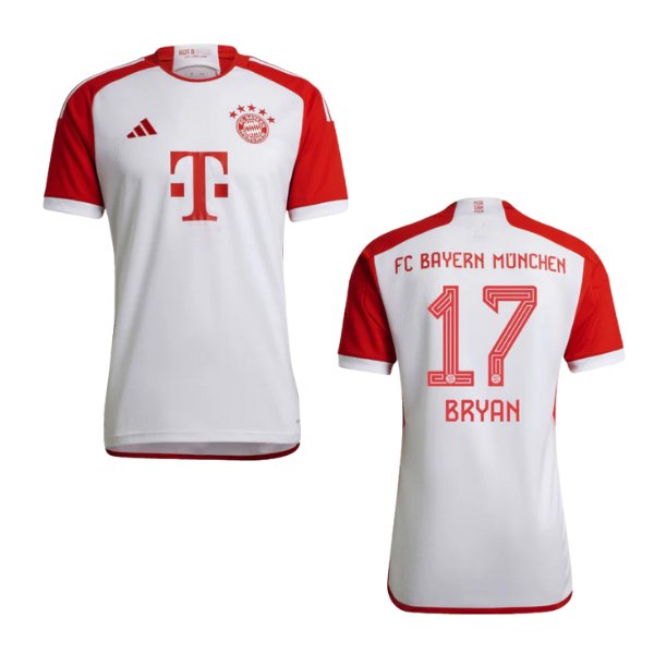 FC BAYERN MÜNCHEN AUTHENTIC Trikot Home Herren 23 / 24 - BRYAN 17 - sportiger.de