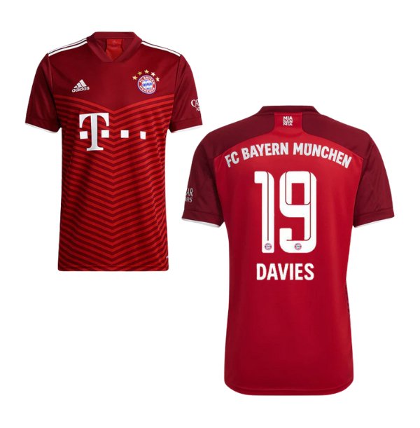 FC BAYERN MÜNCHEN Trikot Home Herren 21 / 22 - DAVIES 19 - sportiger.de