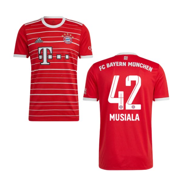 FC BAYERN MÜNCHEN Trikot Home Herren 22 / 23 - MUSIALA 42 - sportiger.de