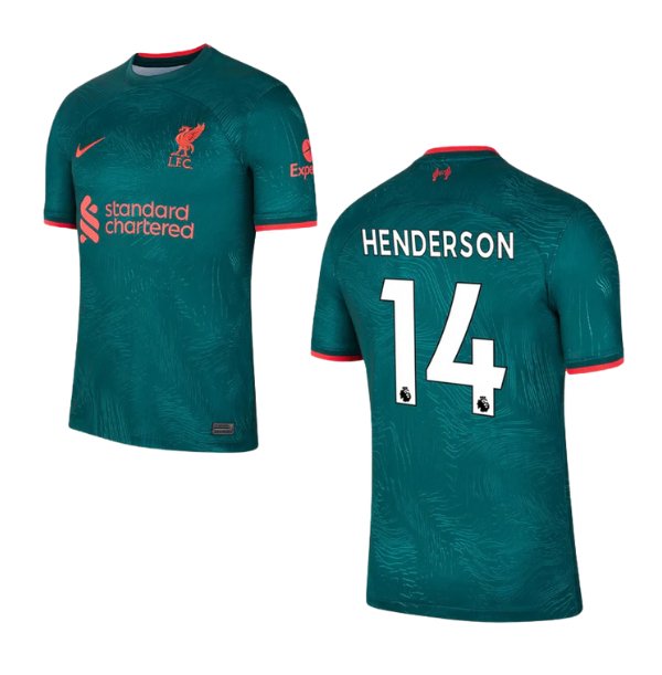 FC LIVERPOOL Trikot 3rd Kinder 22 / 23 - HENDERSON 14 - sportiger.de