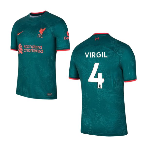 FC LIVERPOOL Trikot 3rd Kinder 22 / 23 - VIRGIL 4 - sportiger.de