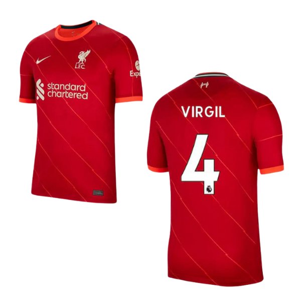 FC LIVERPOOL Trikot Home Kinder 21 / 22 - VIRGIL 4 - sportiger.de