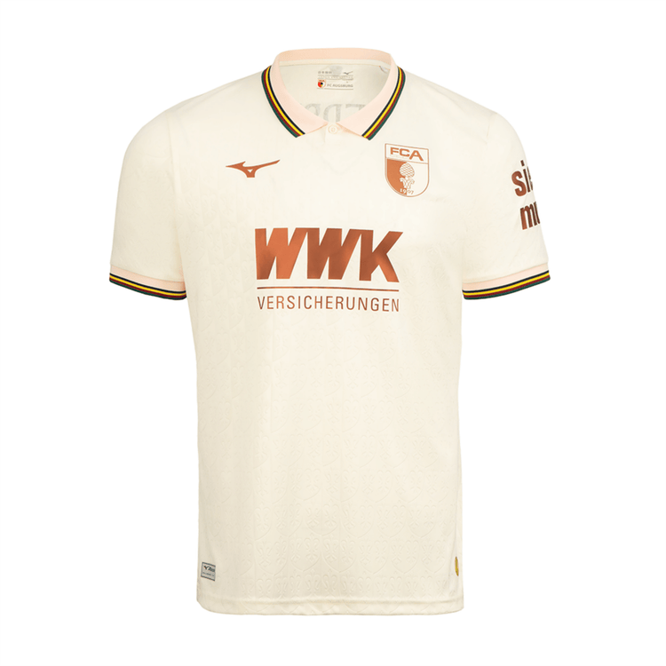 FCA FC AUGSBURG FUGGERSTADT Trikot Herren creme 25 / 26 - sportiger.de