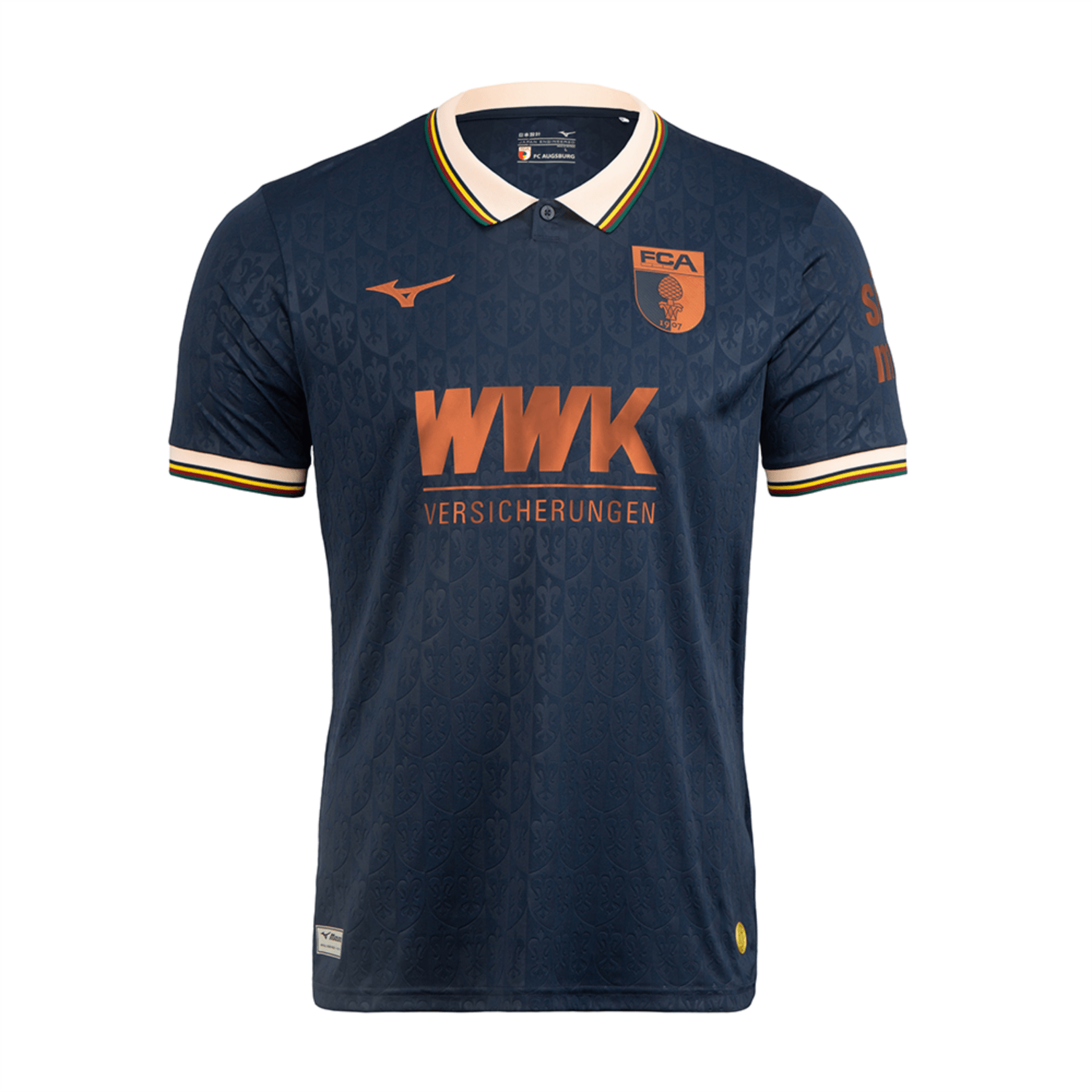 FCA FC AUGSBURG FUGGERSTADT Trikot Herren dunkelblau 25 / 26 - sportiger.de