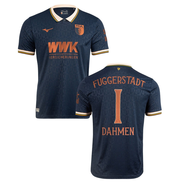 FCA FC AUGSBURG FUGGERSTADT Trikot Herren dunkelblau 25 / 26 - DAHMEN 1 - sportiger.de