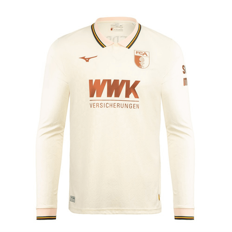 FCA FC AUGSBURG FUGGERSTADT Trikot Herren langarm creme 25 / 26 - sportiger.de