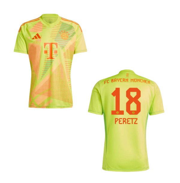 FCB BAYERN MÜNCHEN Trikot Torwart Herren 24 / 25 - PERETZ 18 - sportiger.de