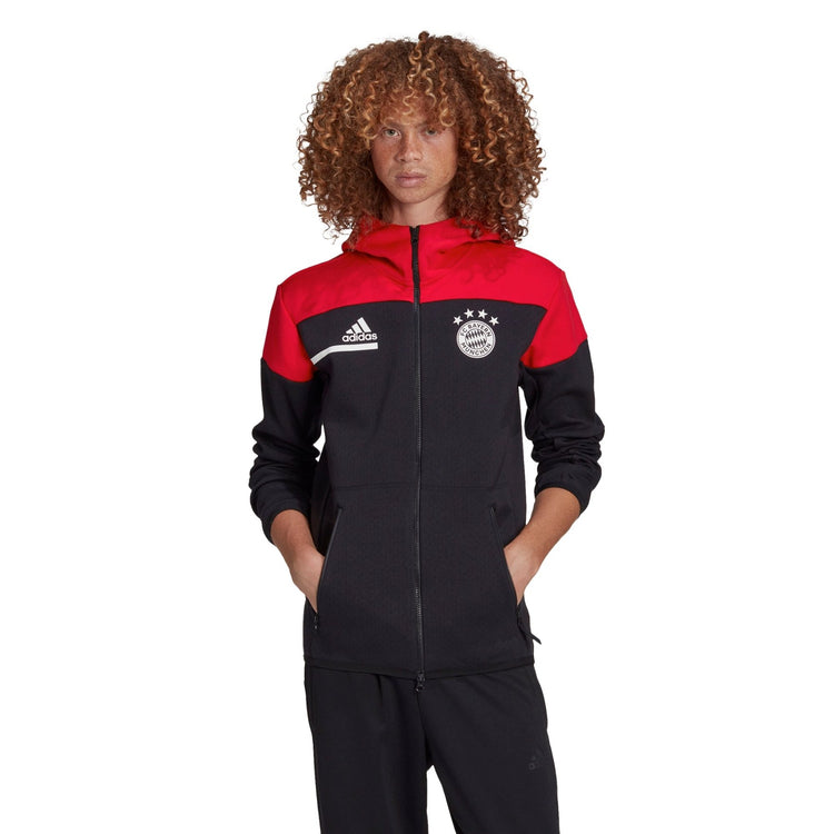 FCB BAYERN MÜNCHEN ZNE Jacke Herren schwarz - rot - sportiger.de