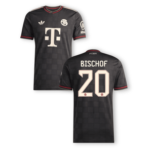 FCB FC BAYERN MÜNCHEN AUTHENTIC Trikot 3rd Herren 25 / 26 - BISCHOF 20 - sportiger.de