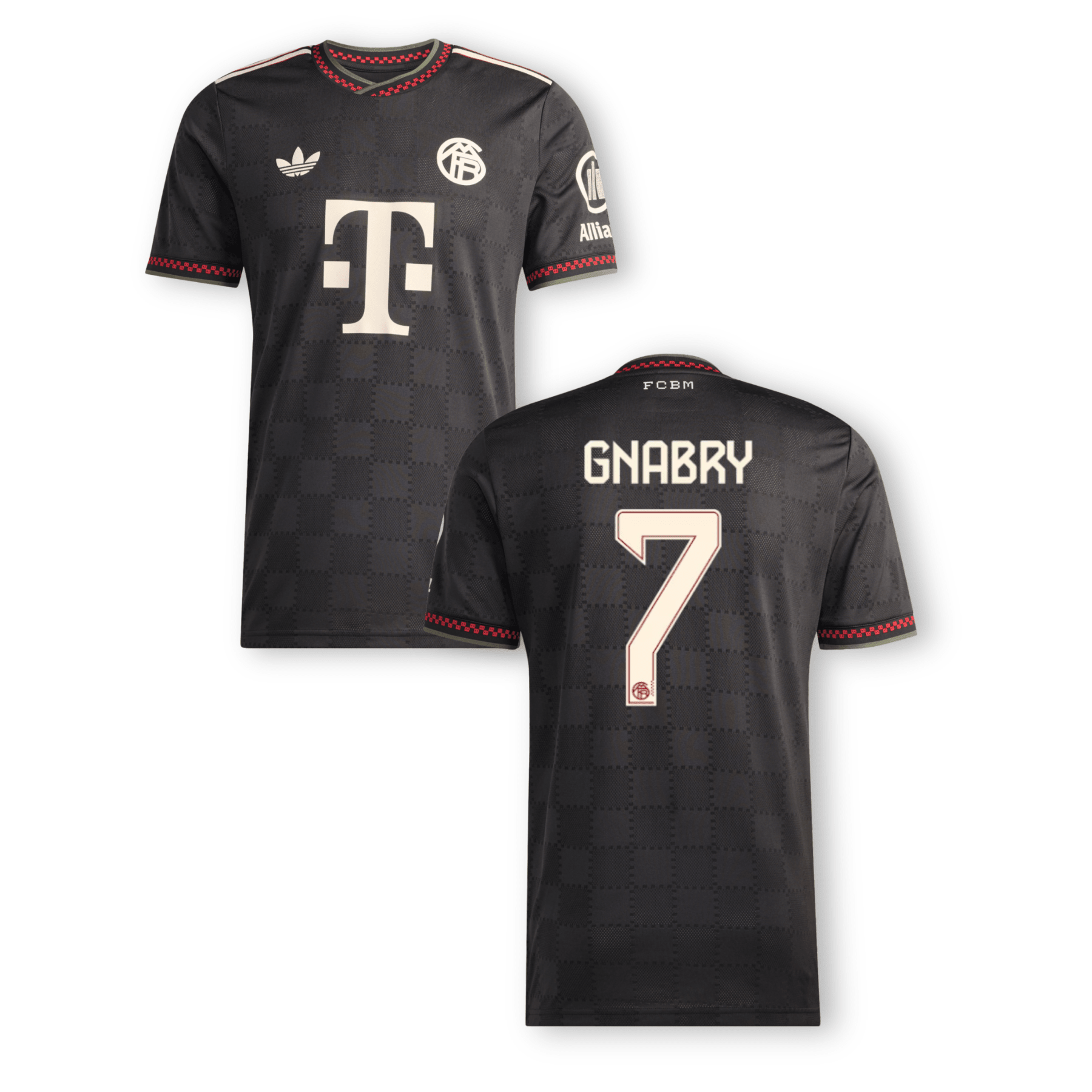 FCB FC BAYERN MÜNCHEN AUTHENTIC Trikot 3rd Herren 25 / 26 - GNABRY 7 - sportiger.de