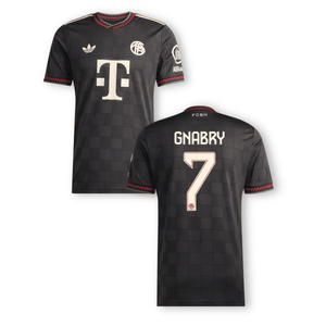 FCB FC BAYERN MÜNCHEN AUTHENTIC Trikot 3rd Herren 25 / 26 - GNABRY 7 - sportiger.de