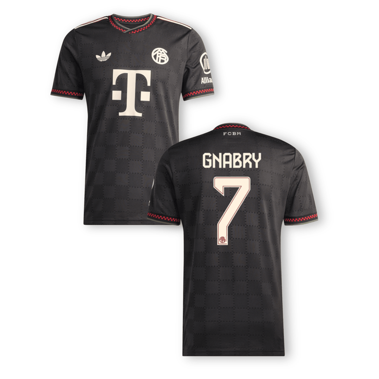 FCB FC BAYERN MÜNCHEN AUTHENTIC Trikot 3rd Herren 25 / 26 - GNABRY 7 - sportiger.de