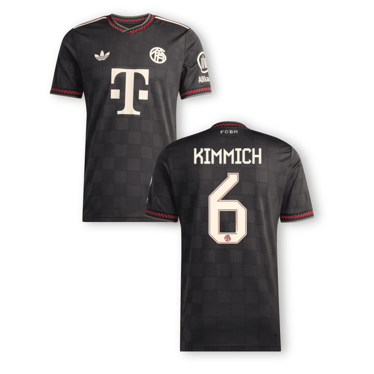 FCB FC BAYERN MÜNCHEN AUTHENTIC Trikot 3rd Herren 25 / 26 - KIMMICH 6 - sportiger.de