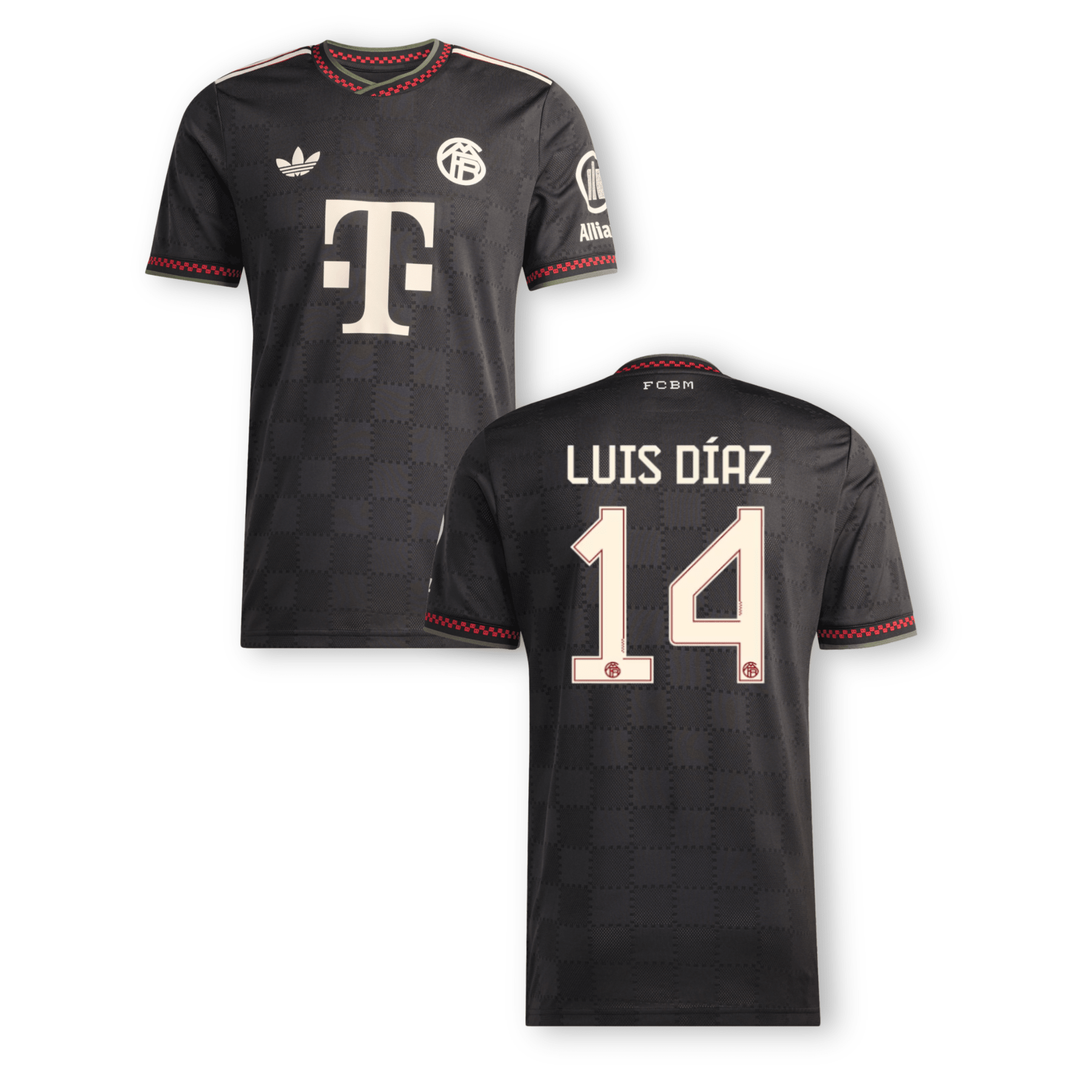 FCB FC BAYERN MÜNCHEN AUTHENTIC Trikot 3rd Herren 25 / 26 - LUIS DÍAZ 14 - sportiger.de