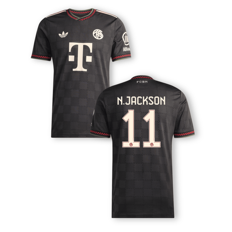FCB FC BAYERN MÜNCHEN AUTHENTIC Trikot 3rd Herren 25 / 26 - N. JACKSON 11 - sportiger.de