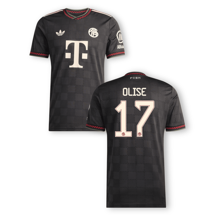 FCB FC BAYERN MÜNCHEN AUTHENTIC Trikot 3rd Herren 25 / 26 - OLISE 17 - sportiger.de