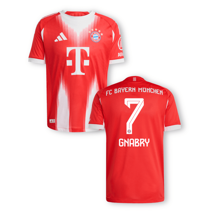 FCB FC BAYERN MÜNCHEN AUTHENTIC Trikot Home Herren 25 / 26 - GNABRY 7 - sportiger.de