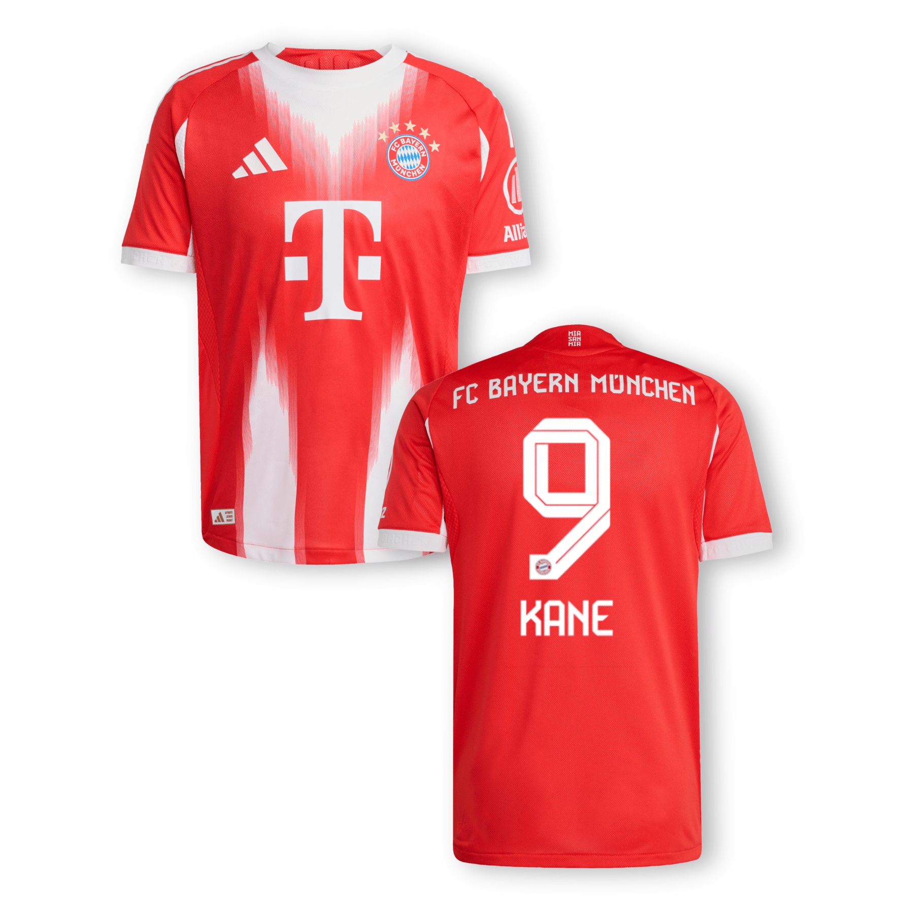 FCB FC BAYERN MÜNCHEN AUTHENTIC Trikot Home Herren 25 / 26 - KANE 9 - sportiger.de