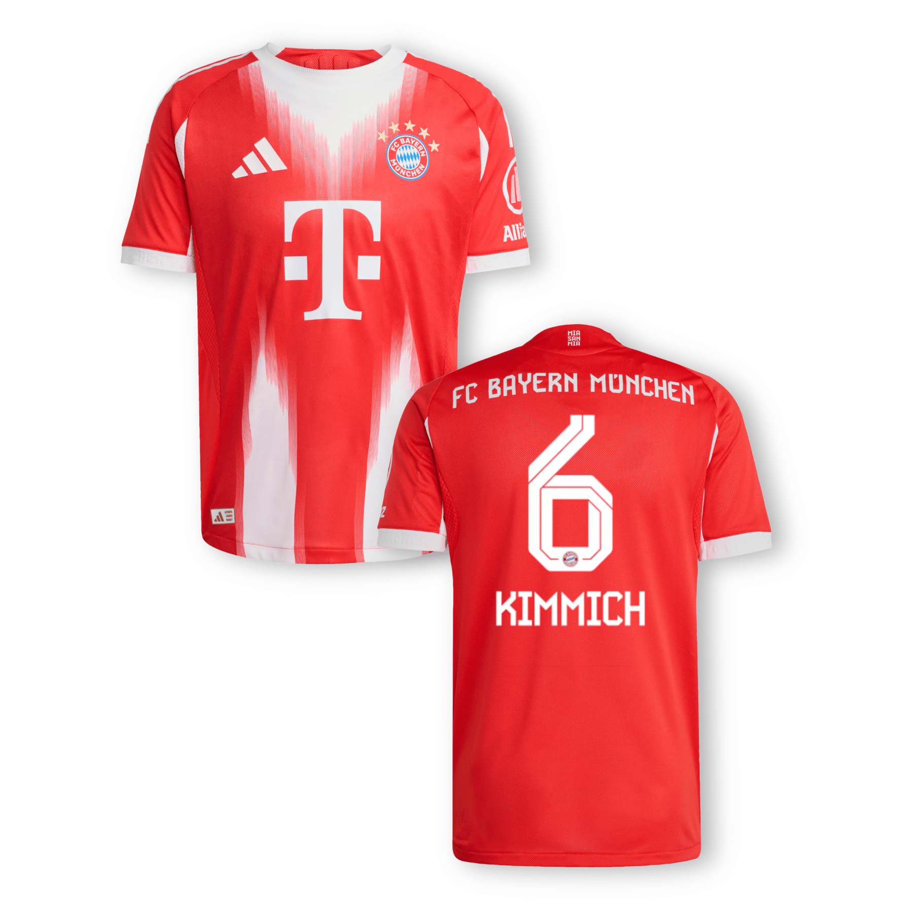 FCB FC BAYERN MÜNCHEN AUTHENTIC Trikot Home Herren 25 / 26 - KIMMICH 6 - sportiger.de