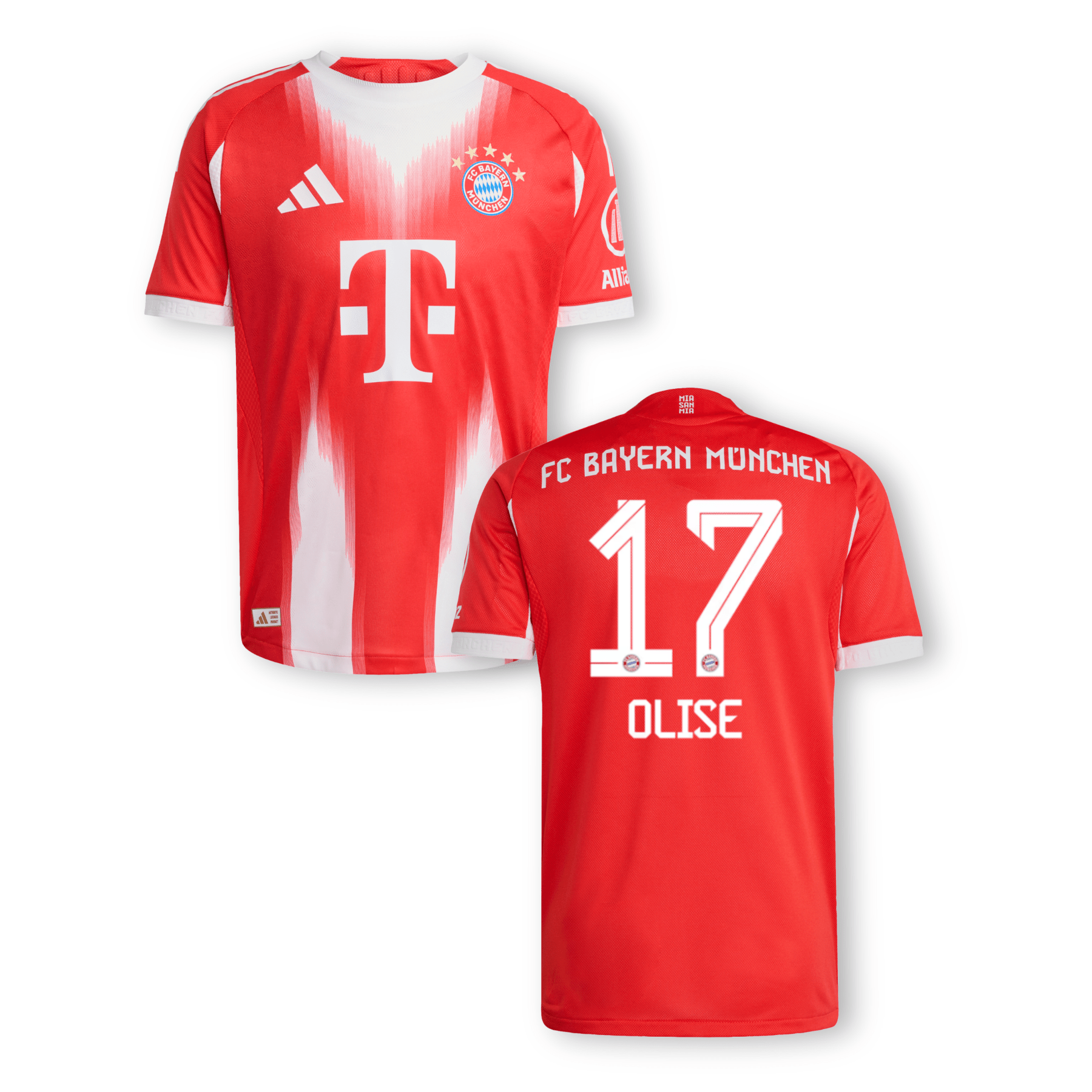 FCB FC BAYERN MÜNCHEN AUTHENTIC Trikot Home Herren 25 / 26 - OLISE 17 - sportiger.de