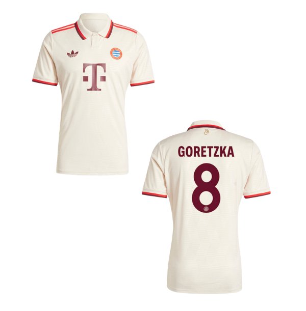 FCB FC BAYERN MÜNCHEN Trikot 3rd Frauen 24 / 25 - GORETZKA 8 - sportiger.de