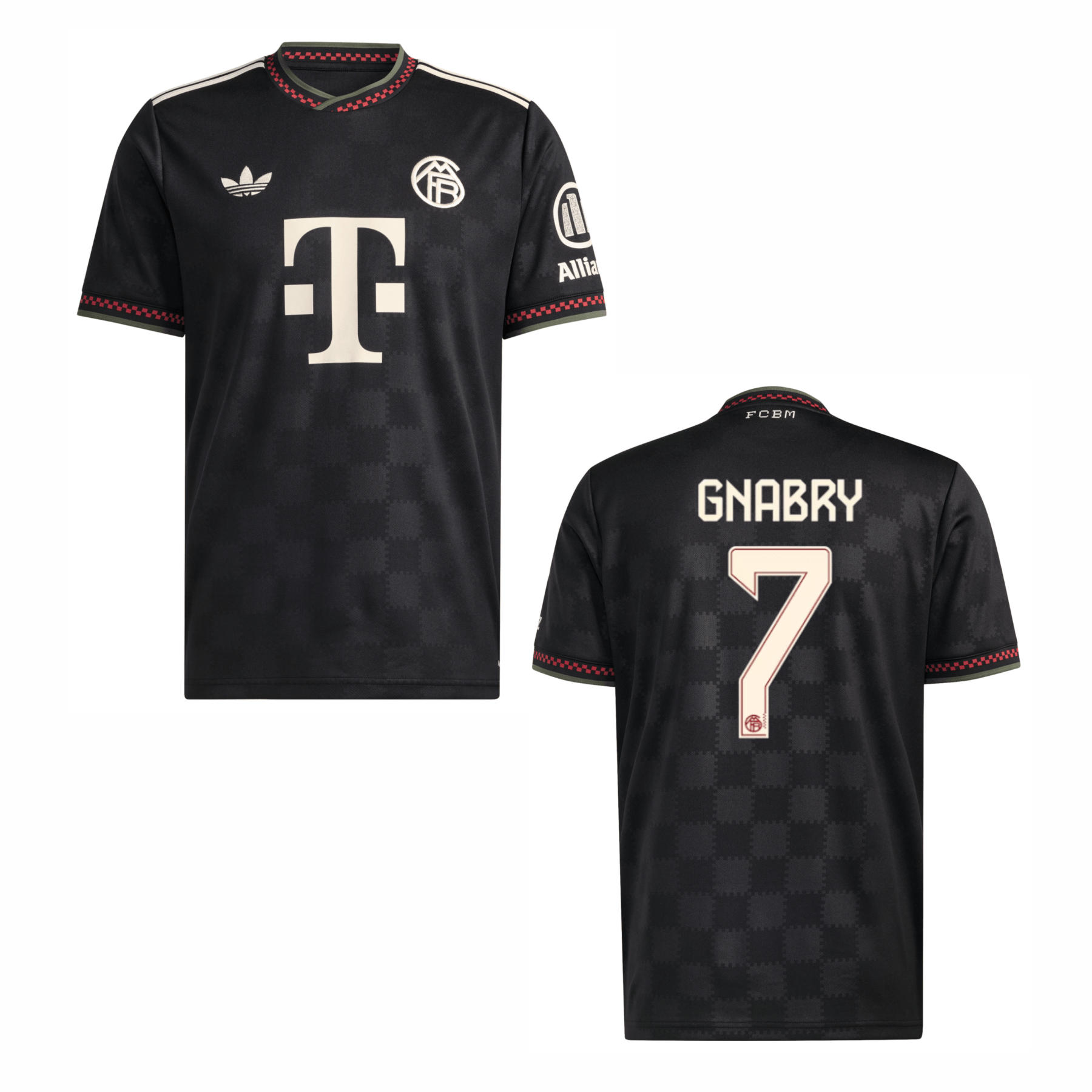 FCB FC BAYERN MÜNCHEN Trikot 3rd Kinder 25 / 26 - GNABRY 7 - sportiger.de