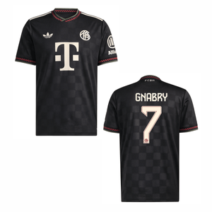 FCB FC BAYERN MÜNCHEN Trikot 3rd Kinder 25 / 26 - GNABRY 7 - sportiger.de