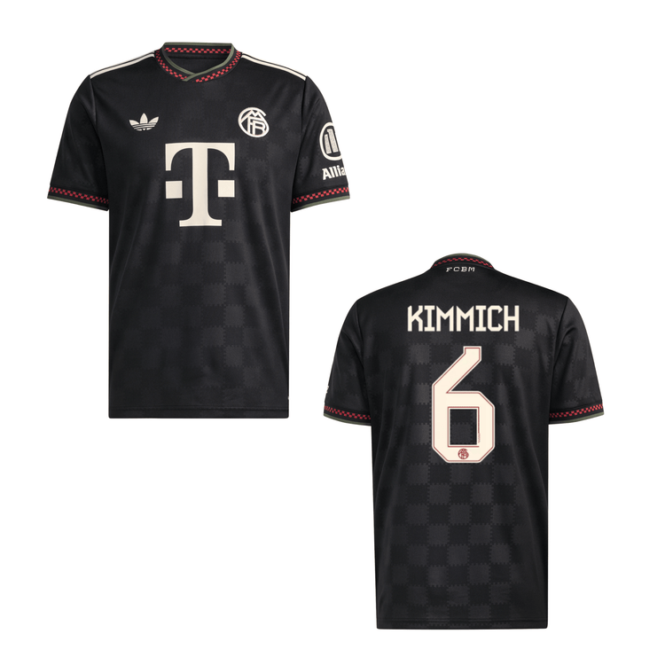 FCB FC BAYERN MÜNCHEN Trikot 3rd Kinder 25 / 26 - KIMMICH 6 - sportiger.de