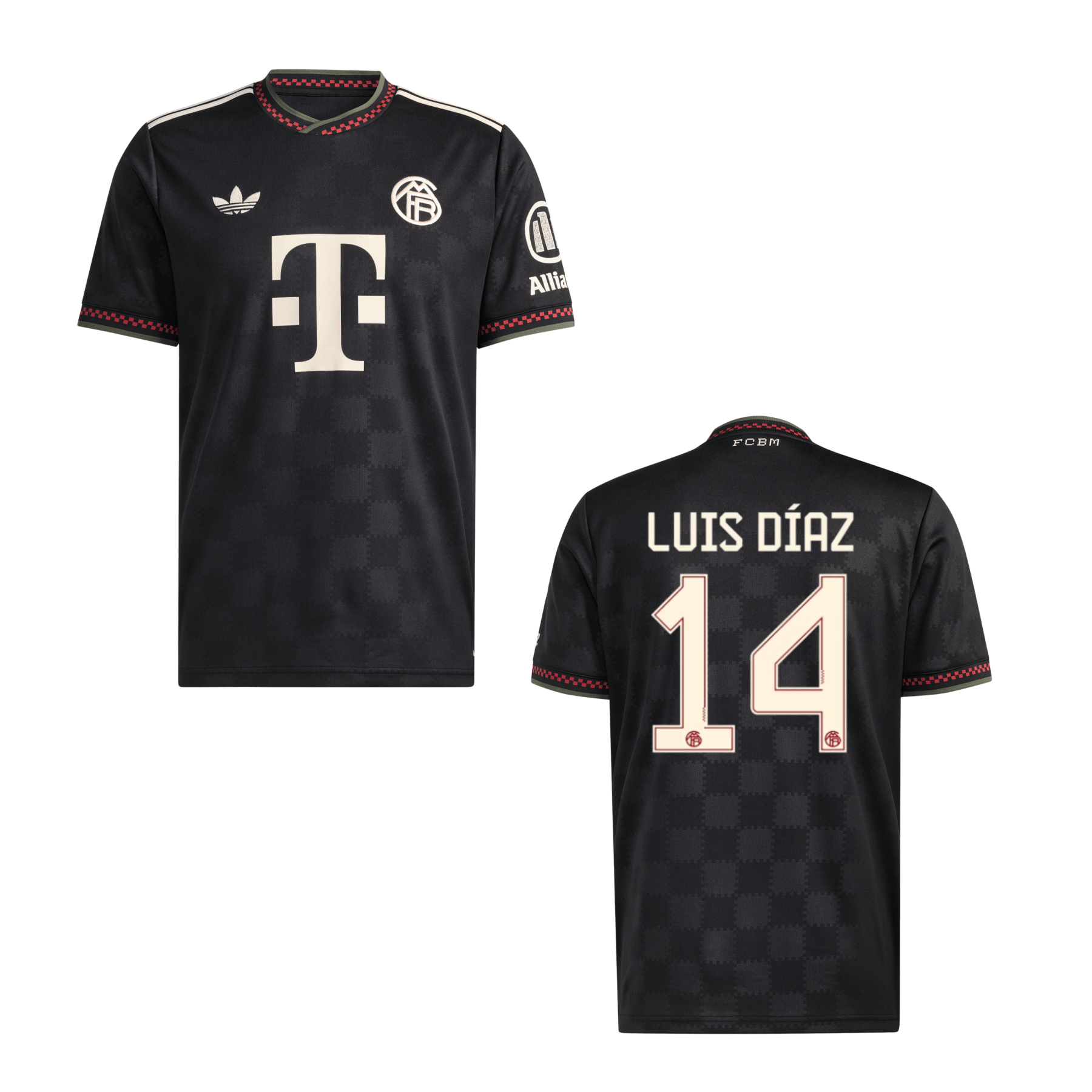 FCB FC BAYERN MÜNCHEN Trikot 3rd Kinder 25 / 26 - LUIS DÍAZ 14 - sportiger.de