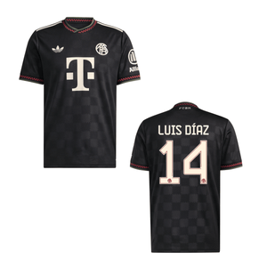 FCB FC BAYERN MÜNCHEN Trikot 3rd Kinder 25 / 26 - LUIS DÍAZ 14 - sportiger.de