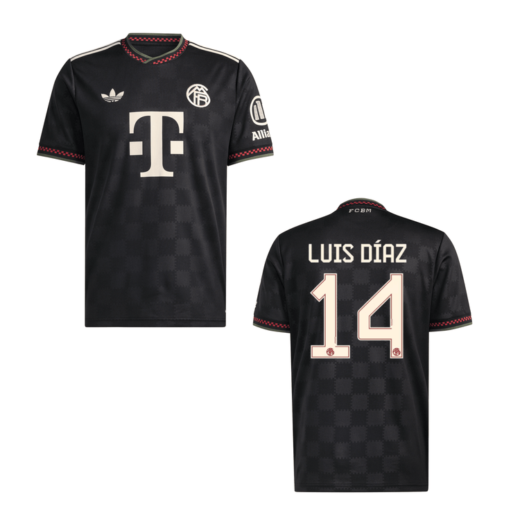 FCB FC BAYERN MÜNCHEN Trikot 3rd Kinder 25 / 26 - LUIS DÍAZ 14 - sportiger.de