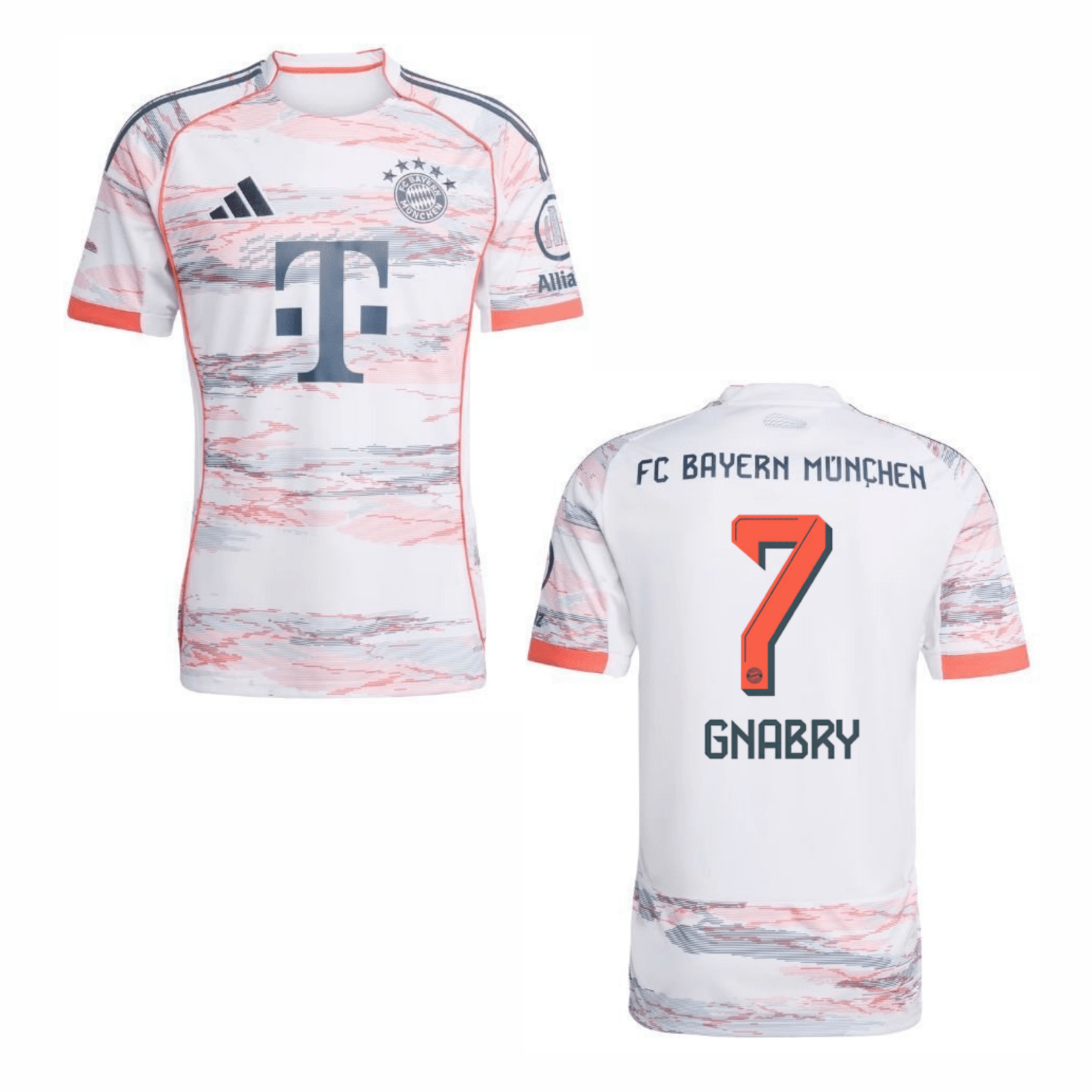 FCB FC BAYERN MÜNCHEN Trikot Away Kinder 25 / 26 - GNABRY 7 - sportiger.de