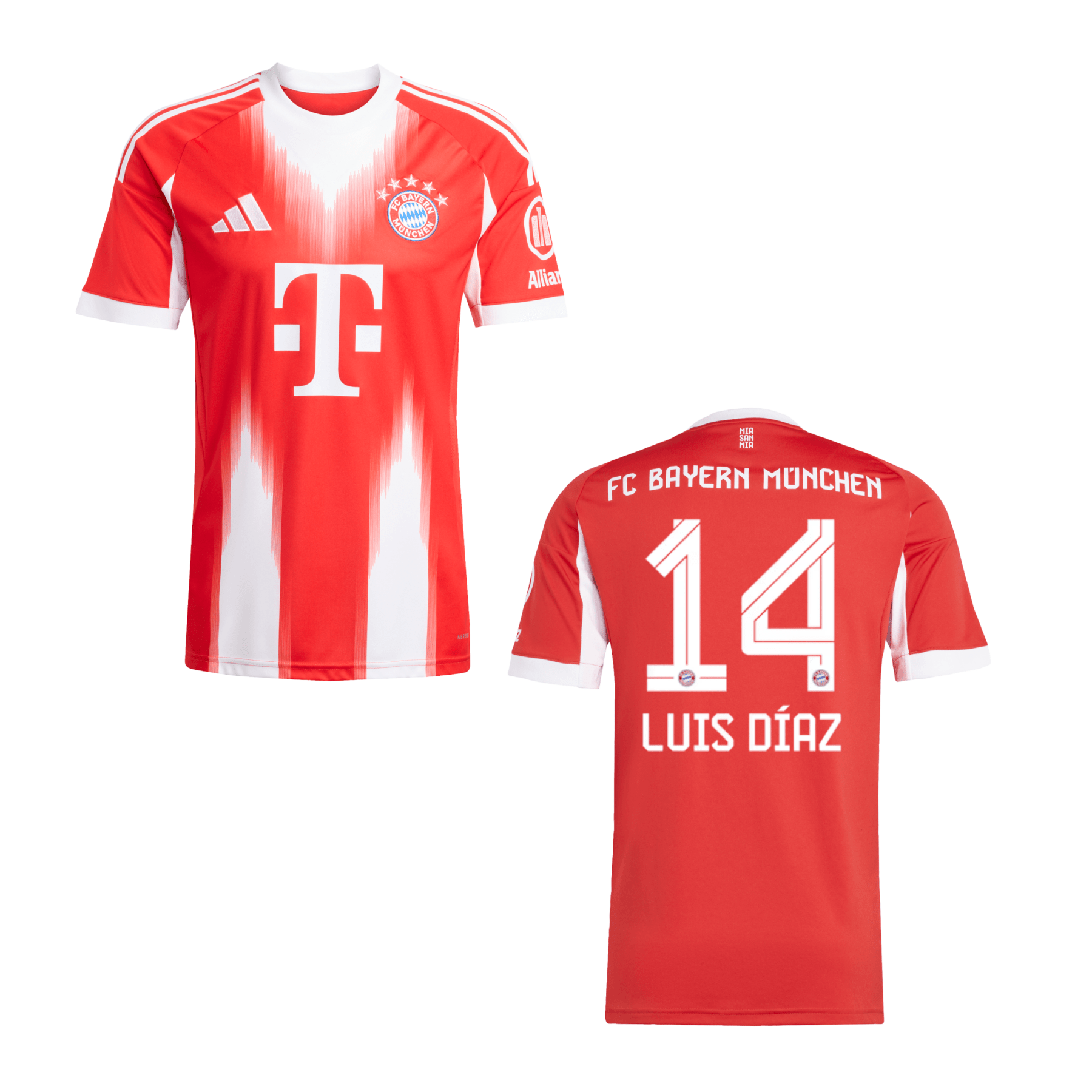 FCB FC BAYERN MÜNCHEN Trikot Home Herren 25 / 26 - LUIS DÍAZ 14 - sportiger.de