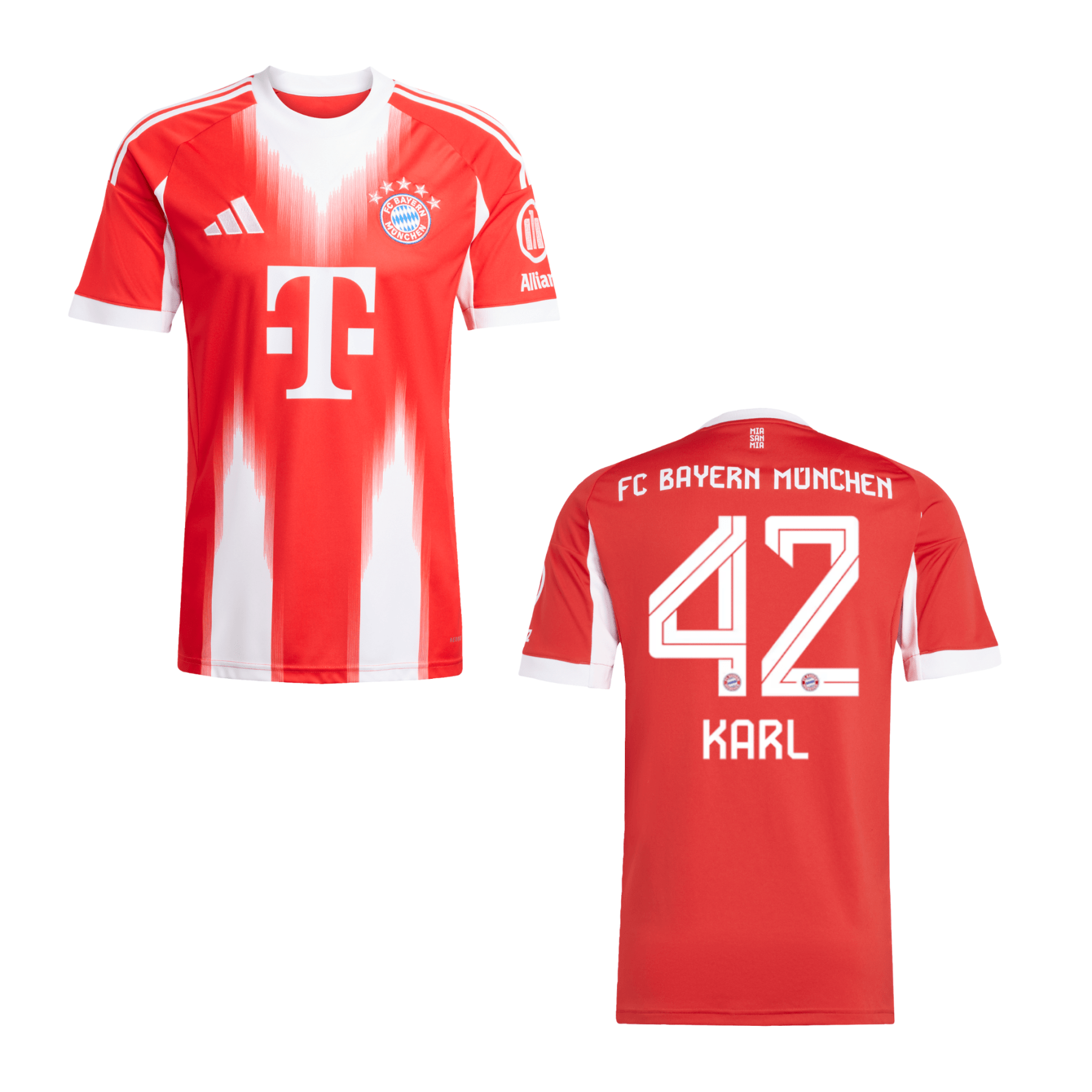 FCB FC BAYERN MÜNCHEN Trikot Home Kinder 25 / 26 - KARL 42 - sportiger.de