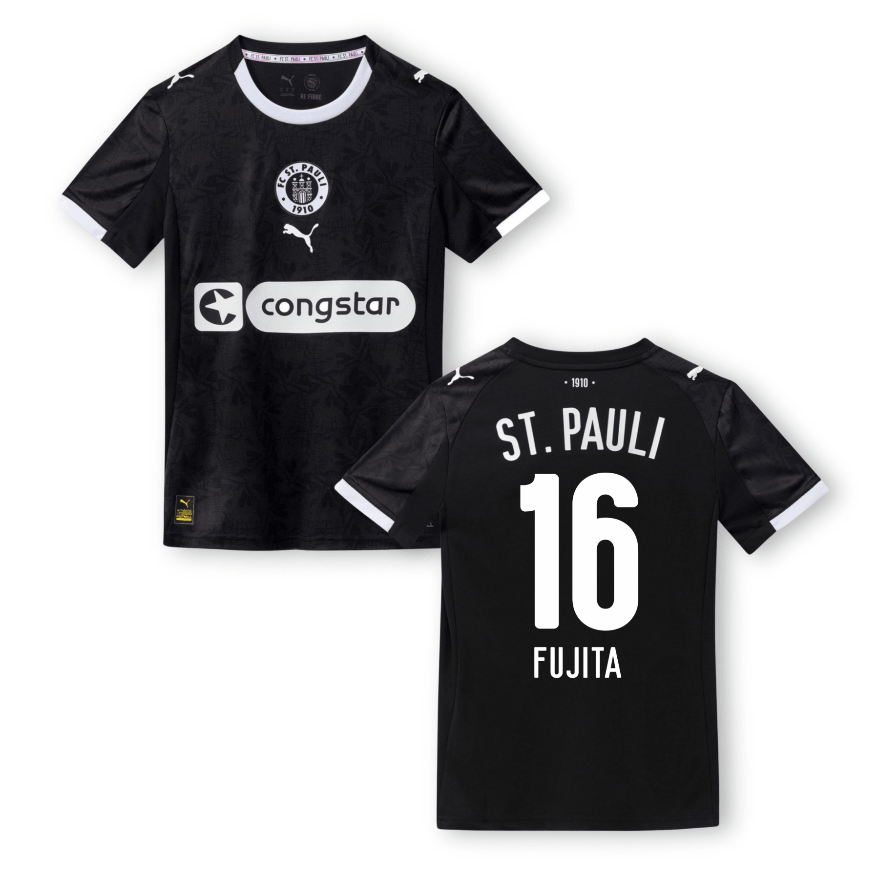 FCSP FC ST. PAULI Trikot 3rd Kinder 25 / 26 - FUJITA 16 - sportiger.de