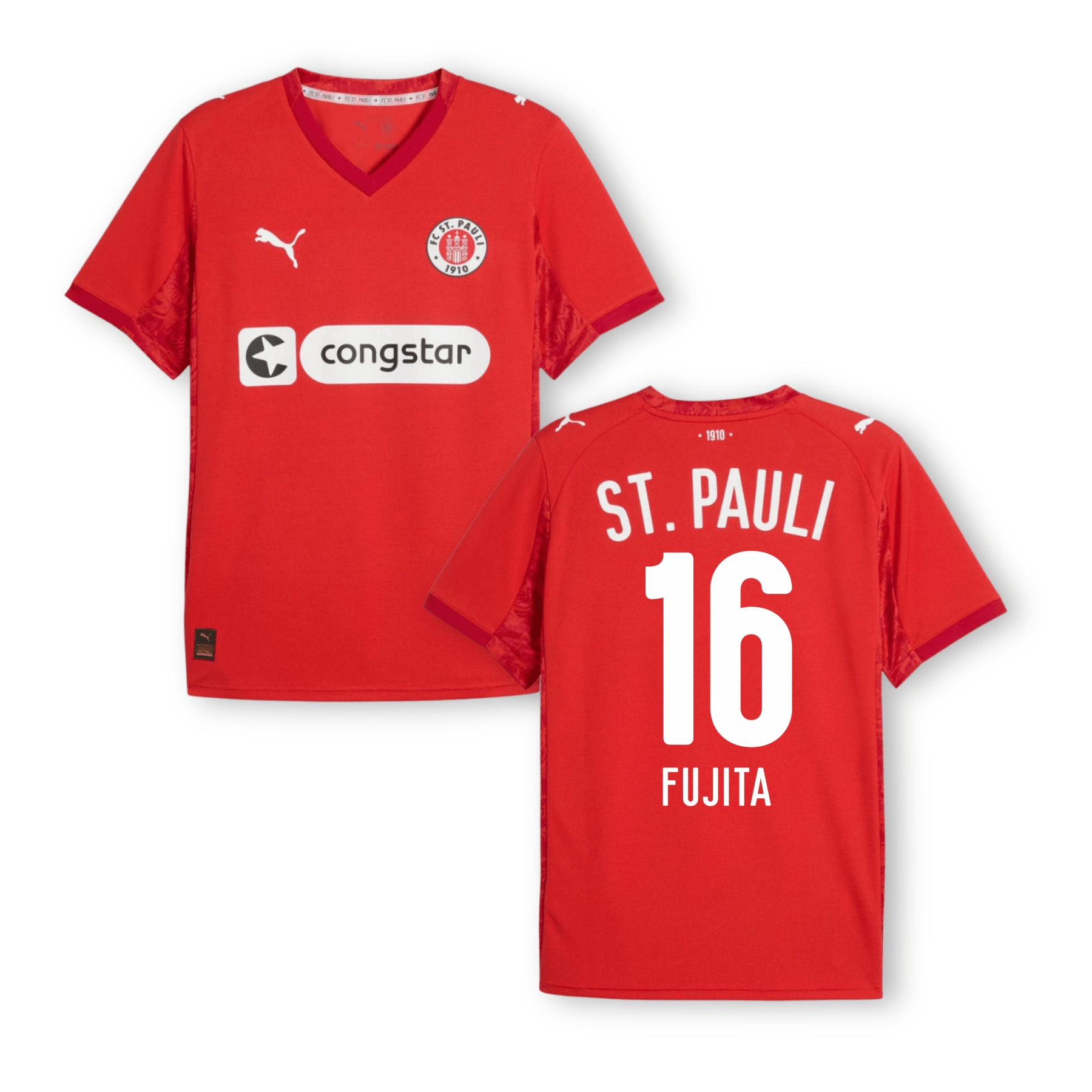FCSP FC ST. PAULI Trikot 4th Herren 25 / 26 - FUJITA 16 - sportiger.de