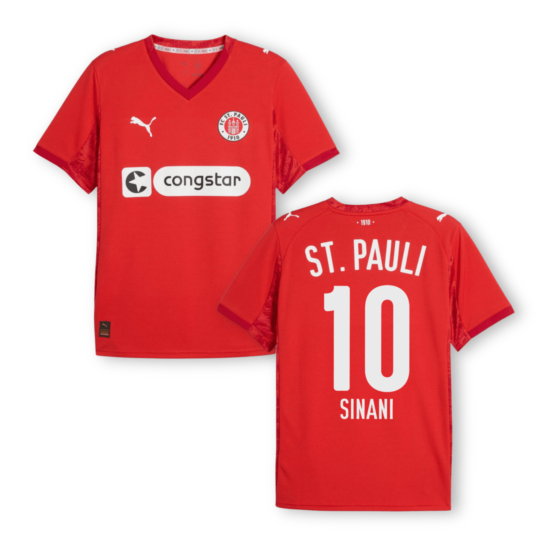 FCSP FC ST. PAULI Trikot 4th Herren 25 / 26 - SINANI 10 - sportiger.de