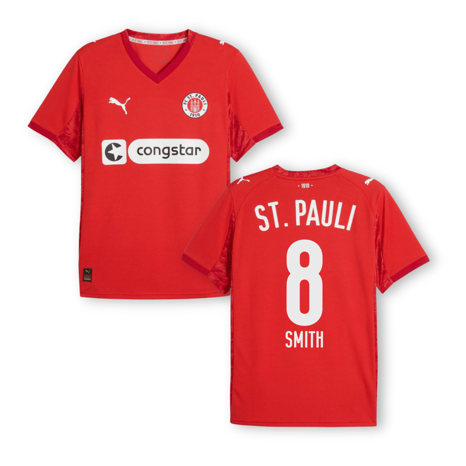 FCSP FC ST. PAULI Trikot 4th Kinder 25 / 26 - SMITH 8 - sportiger.de