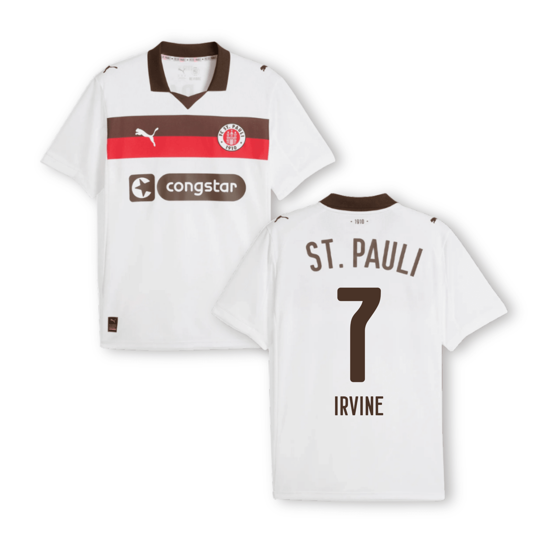 FCSP FC ST. PAULI Trikot Away Herren 25 / 26 - IRVINE 7 - sportiger.de