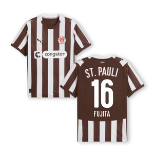 FCSP FC ST. PAULI Trikot Home Kinder 25 / 26 - FUJITA 16 - sportiger.de